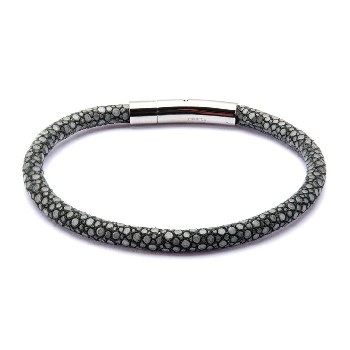 Grey Stingray Leather Bracelet