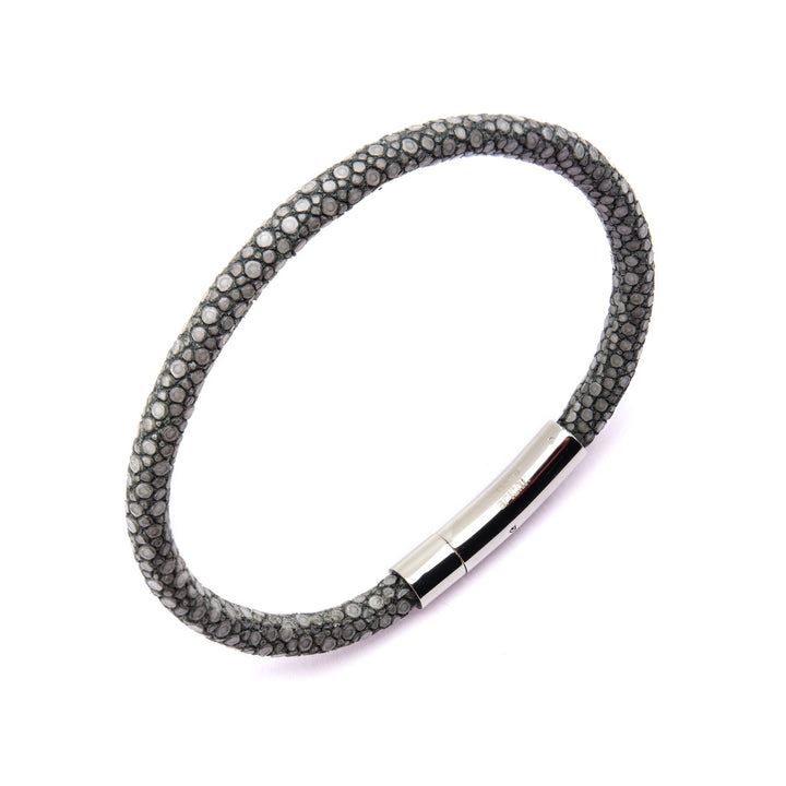 Grey Stingray Leather Bracelet