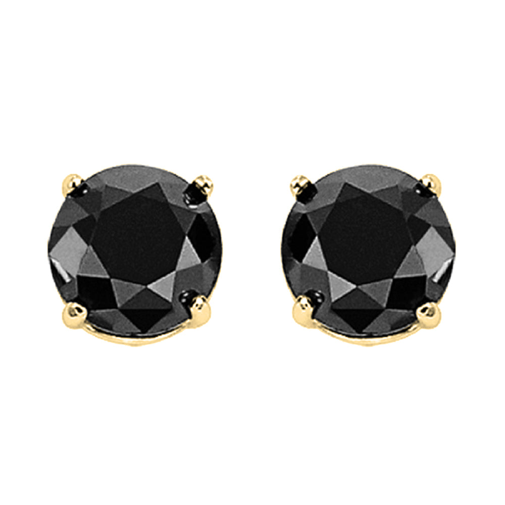 14Kt Yellow Gold Diamond 3/4Ctw Earring