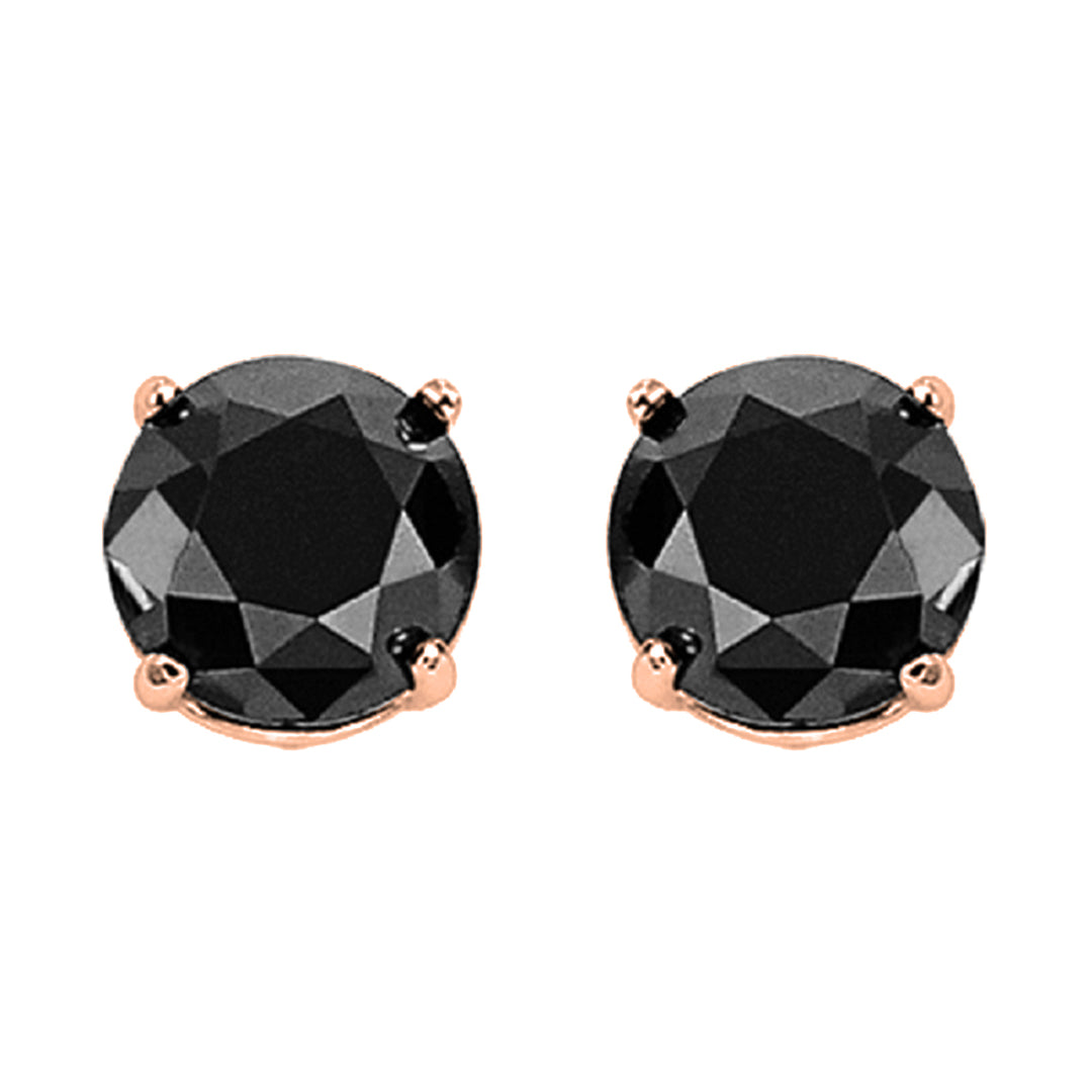 10Kt Rose Gold Diamond 1 1/2Ctw Earring