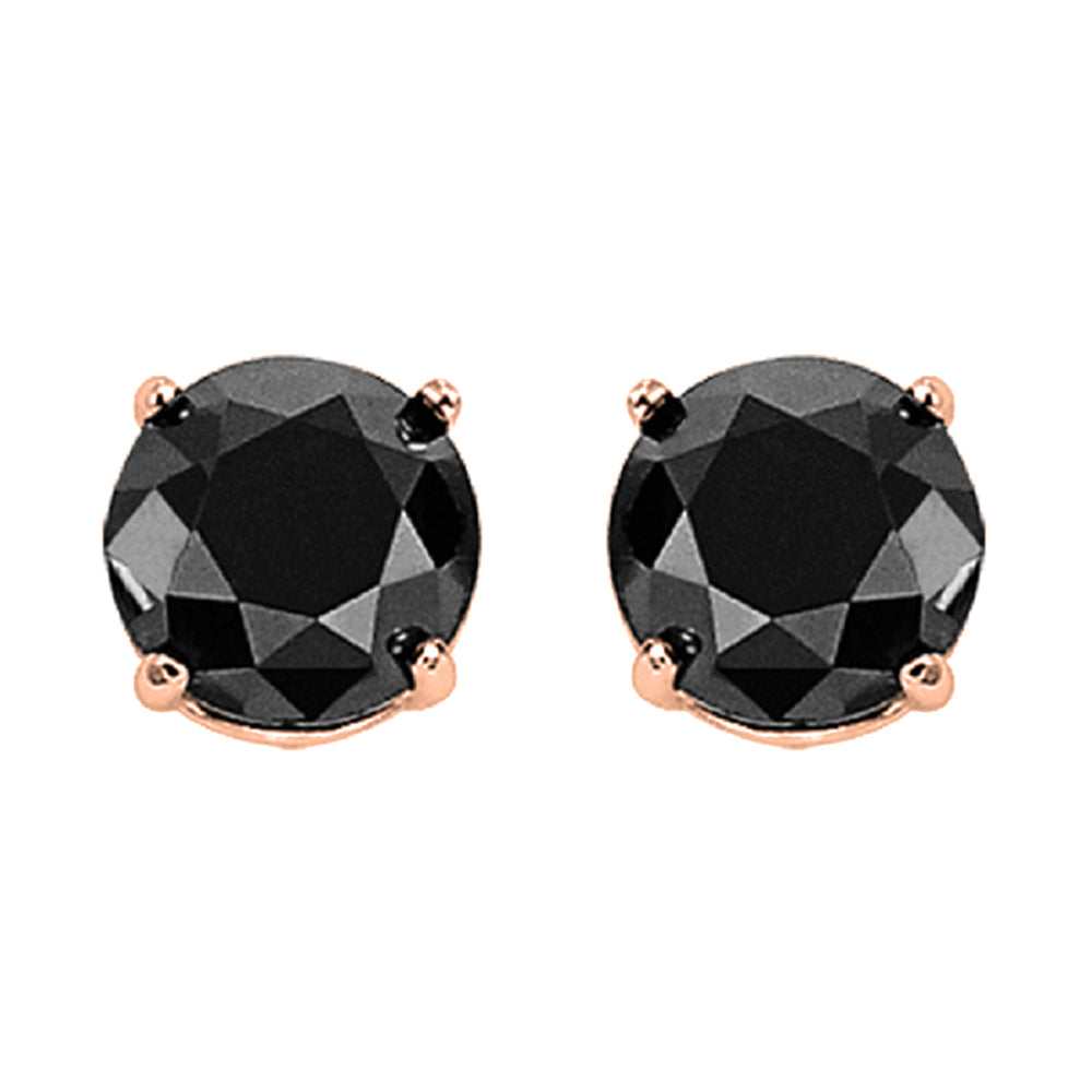 14Kt Rose Gold Diamond 2Ctw Earring