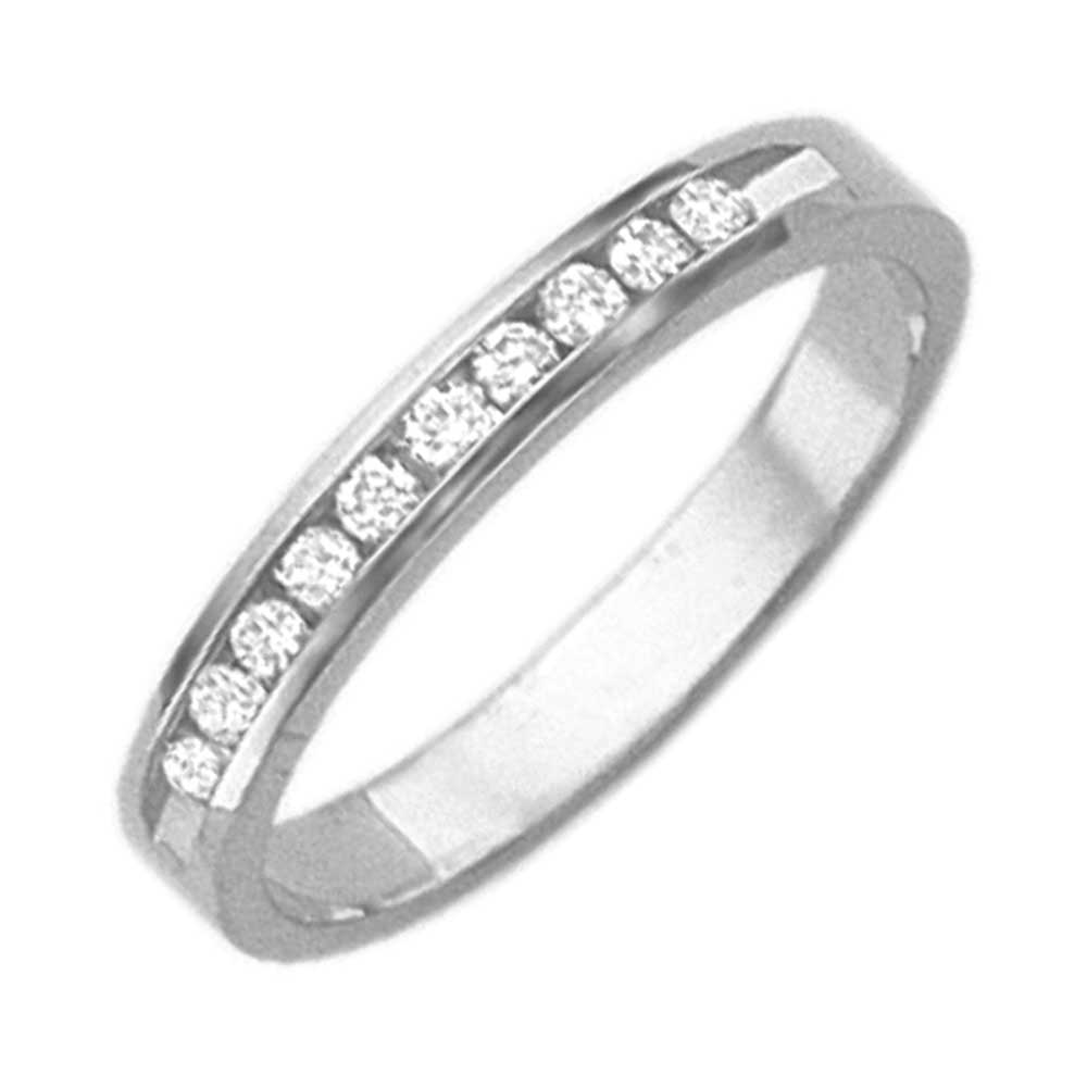 14Kt White Gold Diamond 1/10Ctw Ring