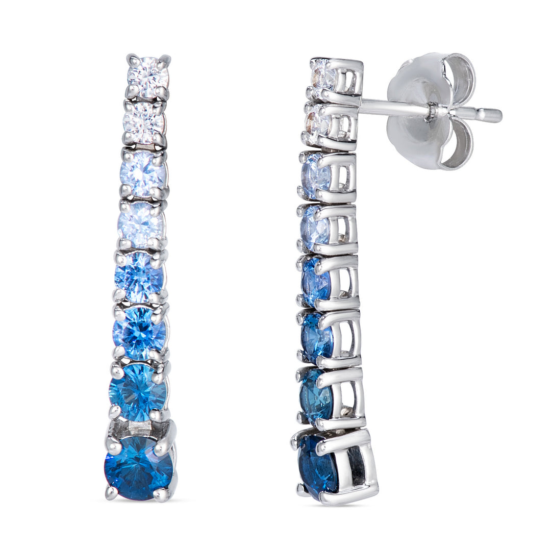 Vanilla Gold®Denim Ombré® SapphireEARRINGS