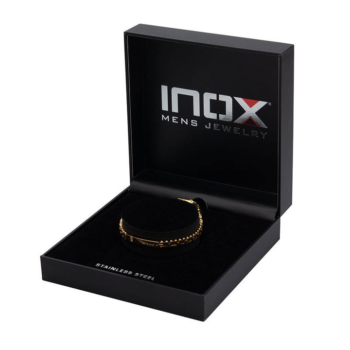 Trim Cut with Genuine Lab-Grown Clear Diamonds Tennis 18Kt Gold IP Bracelet