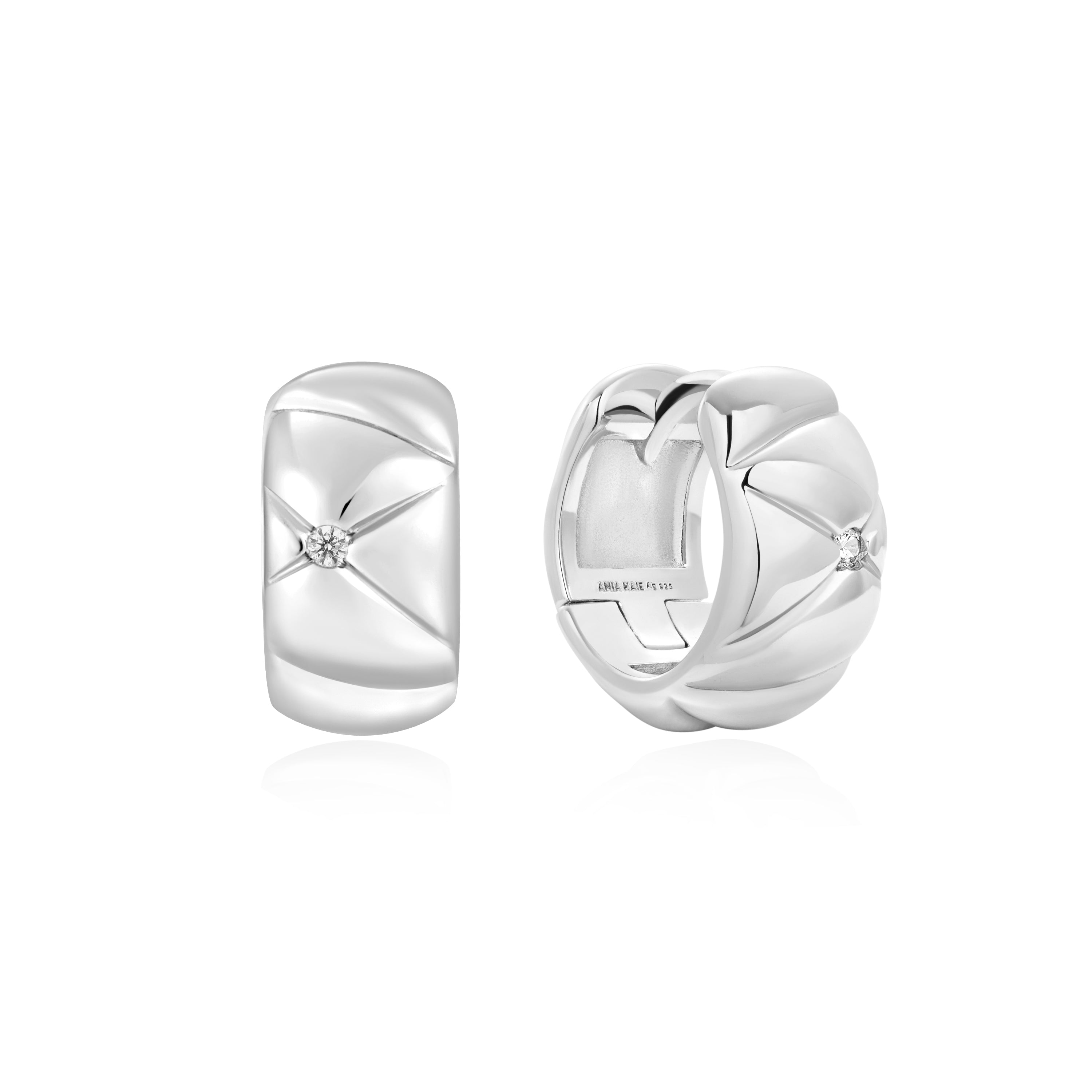 Silver Kiss Hoops – Frank Jewelers