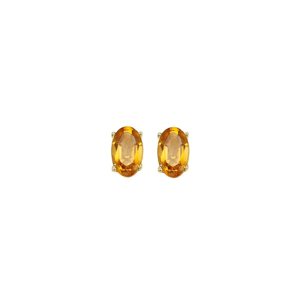 14Kt Yellow Gold Citrine 1/2Ctw Earring