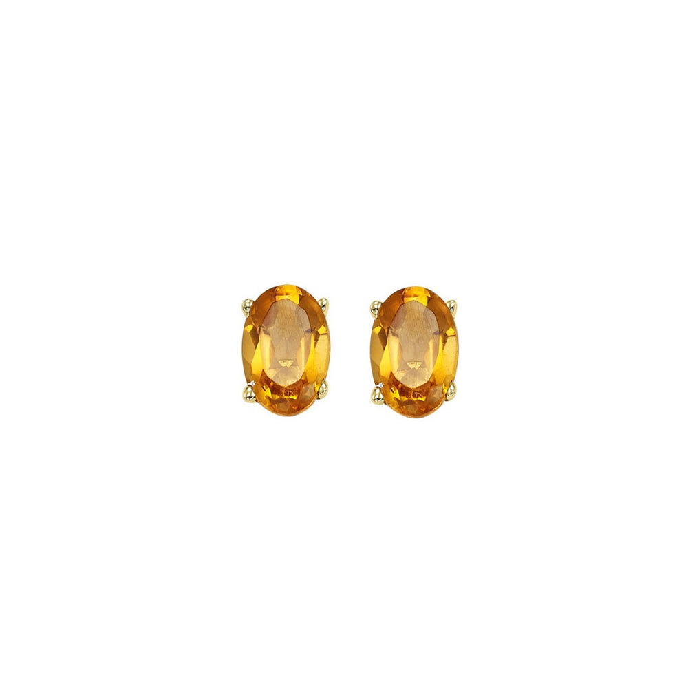 14Kt Yellow Gold Citrine 3/4Ctw Earring