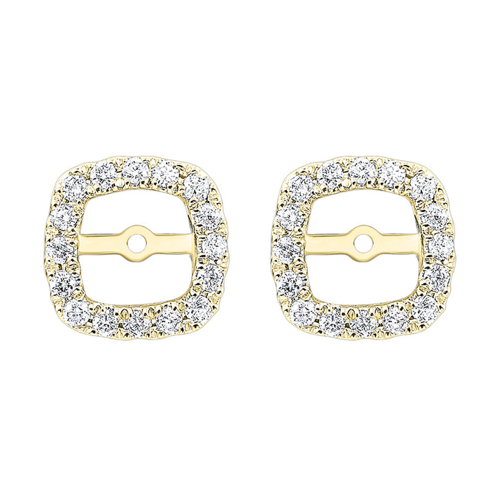 14Kt Yellow Gold Diamond 1/5Ctw Earring