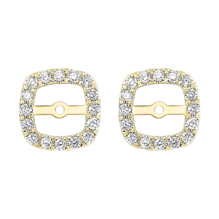 14Kt Yellow Gold Diamond 1/5Ctw Earring