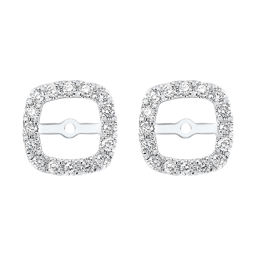 14Kt White Gold Diamond 1/5Ctw Earring