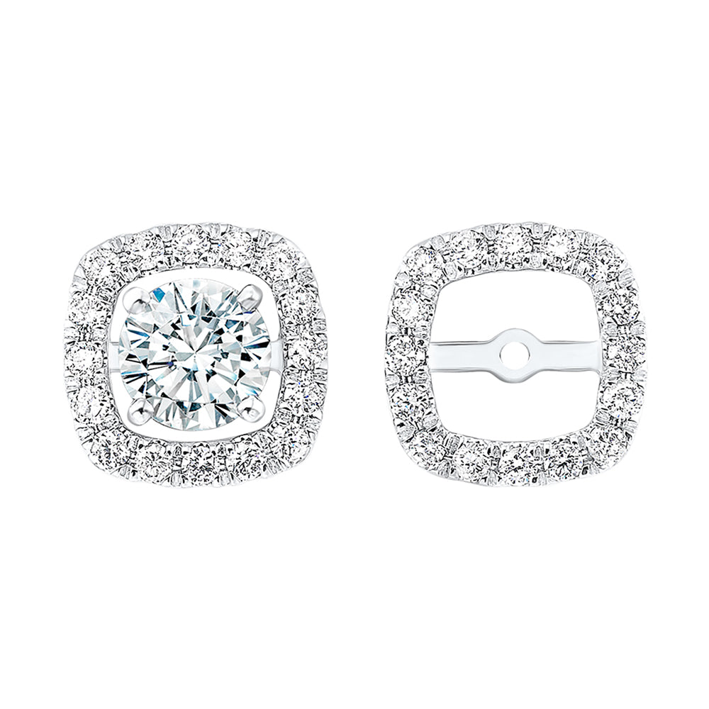 14Kt White Gold Diamond 1/5Ctw Earring