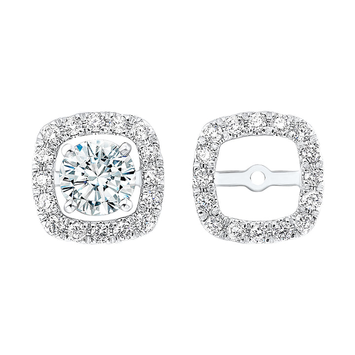 14Kt White Gold Diamond 1/5Ctw Earring