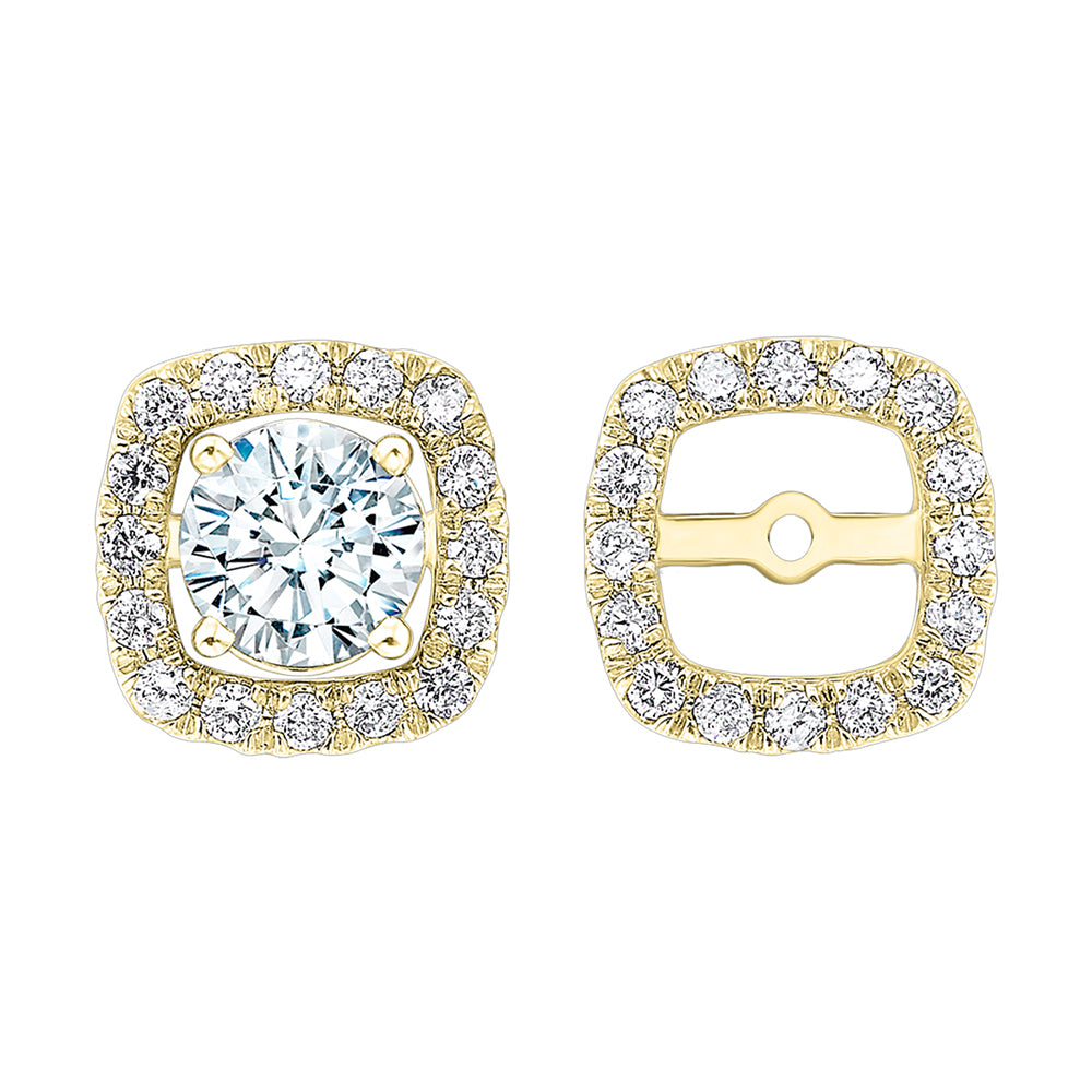 14Kt Yellow Gold Diamond 1/4Ctw Earring