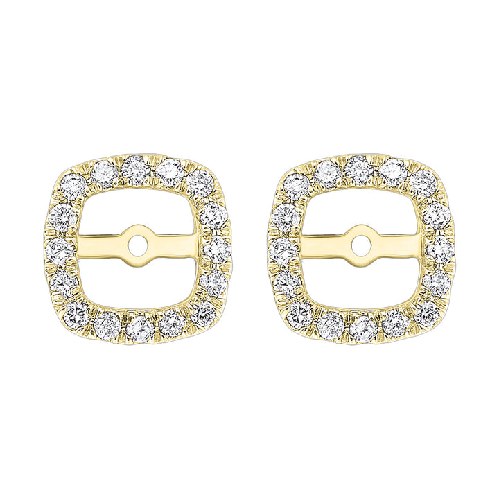 14Kt Yellow Gold Diamond 1/4Ctw Earring