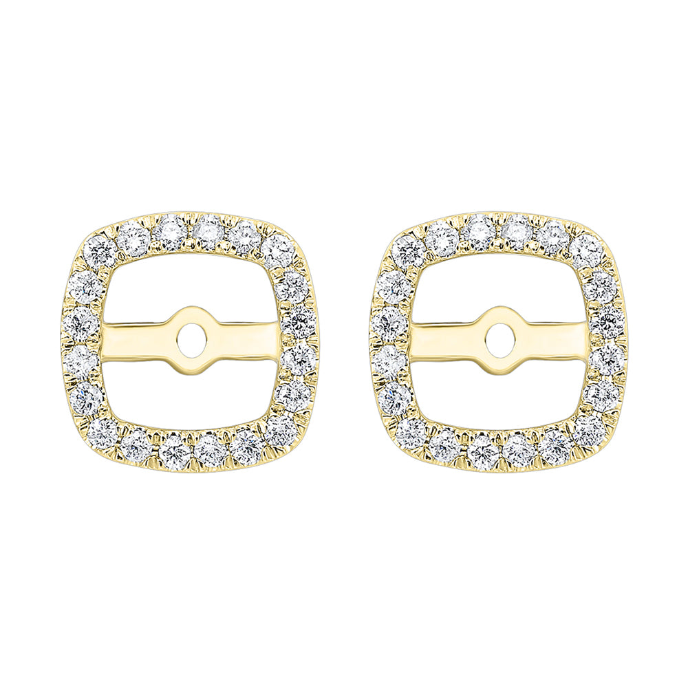 14Kt Yellow Gold Diamond 1/4Ctw Earring