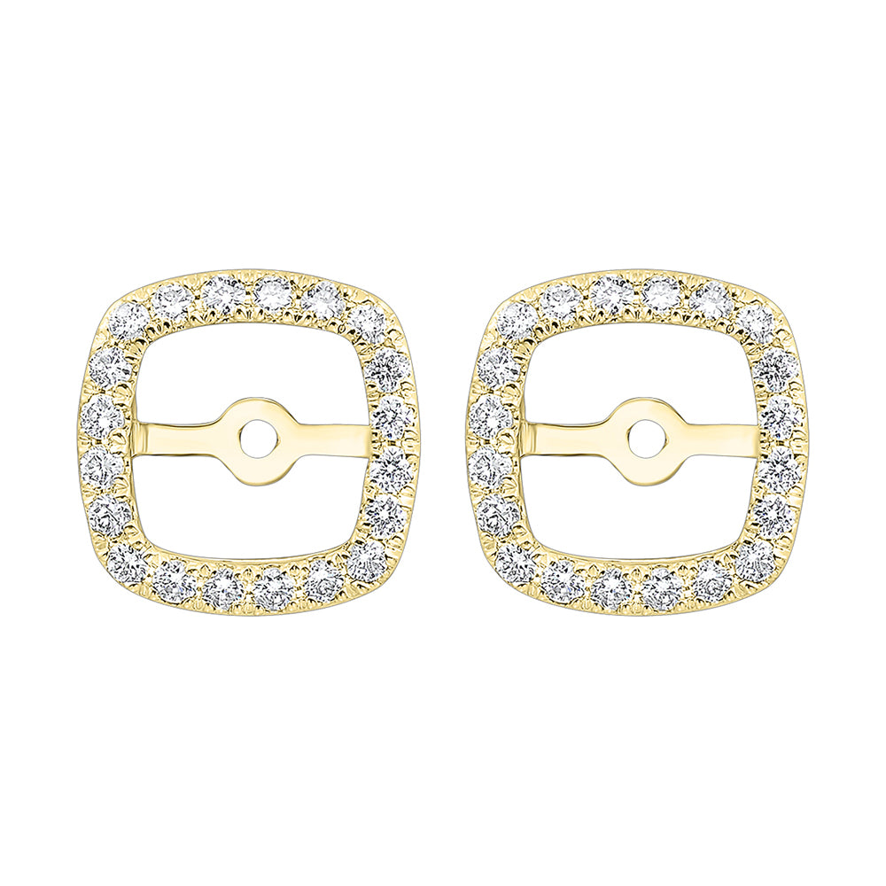 14Kt Yellow Gold Diamond 1/3Ctw Earring