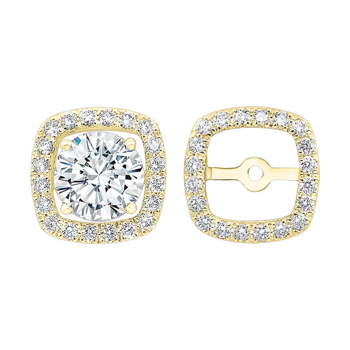14Kt Yellow Gold Diamond 1/3Ctw Earring