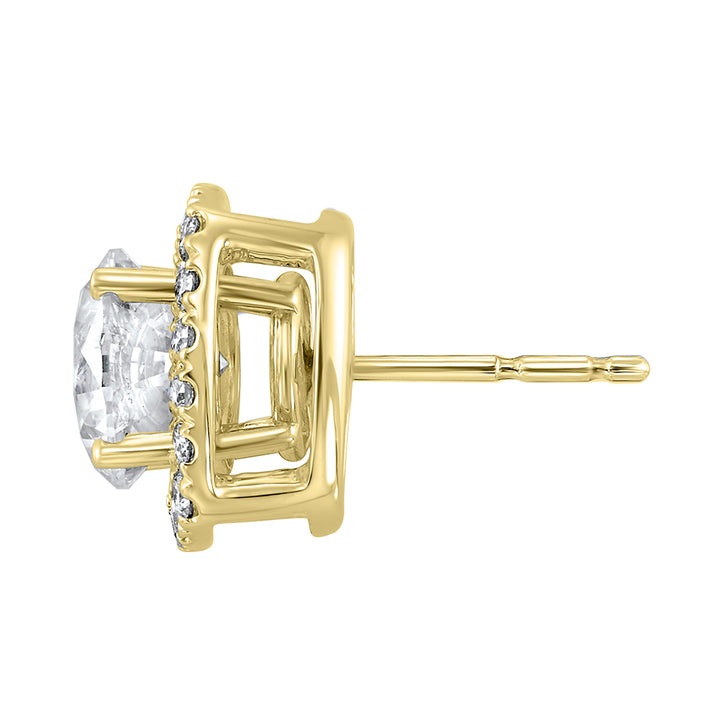 14Kt Yellow Gold Diamond 1/3Ctw Earring