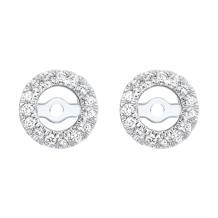 14Kt White Gold Diamond 1/6Ctw Earring