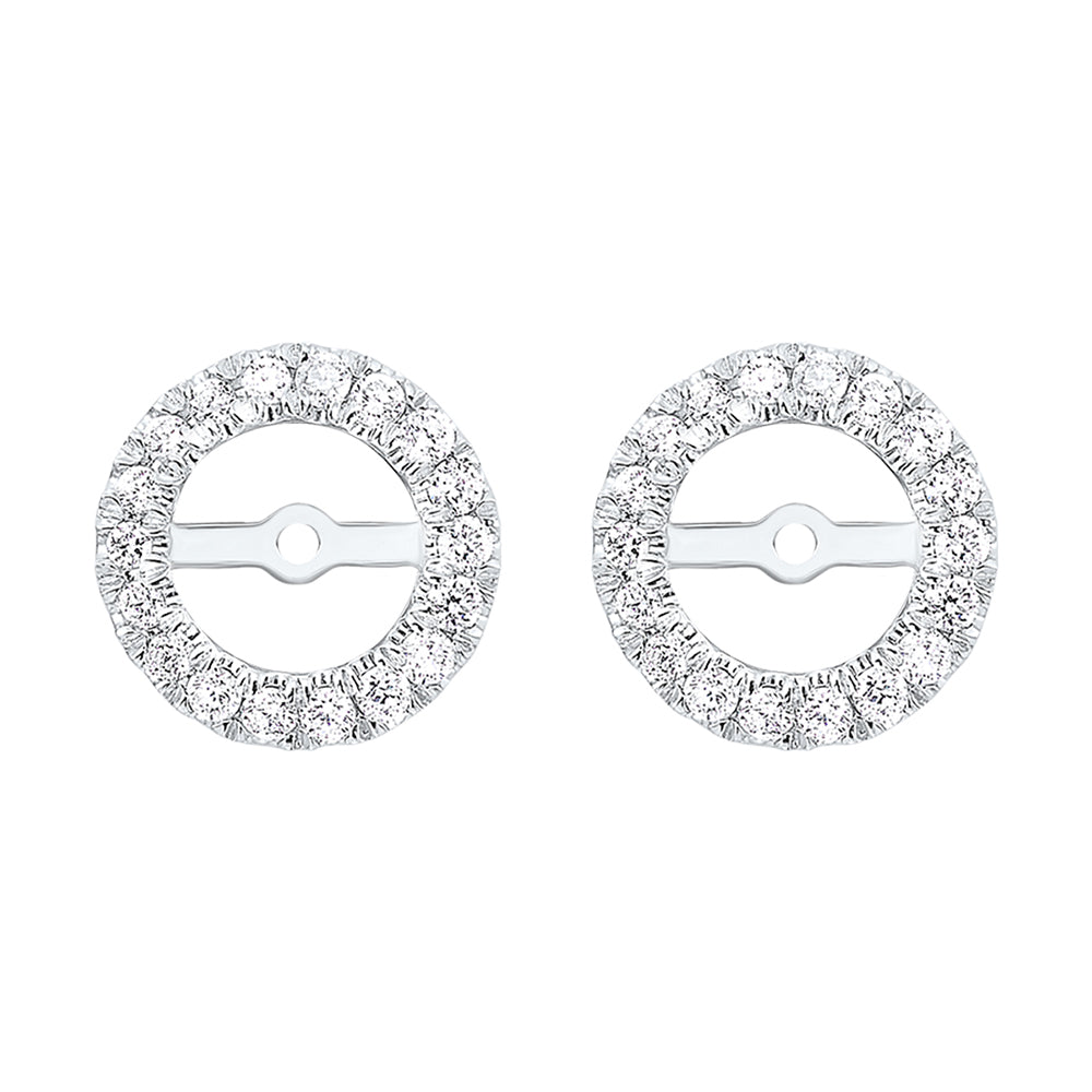 Platinum White Diamond 1/5Ctw Earring