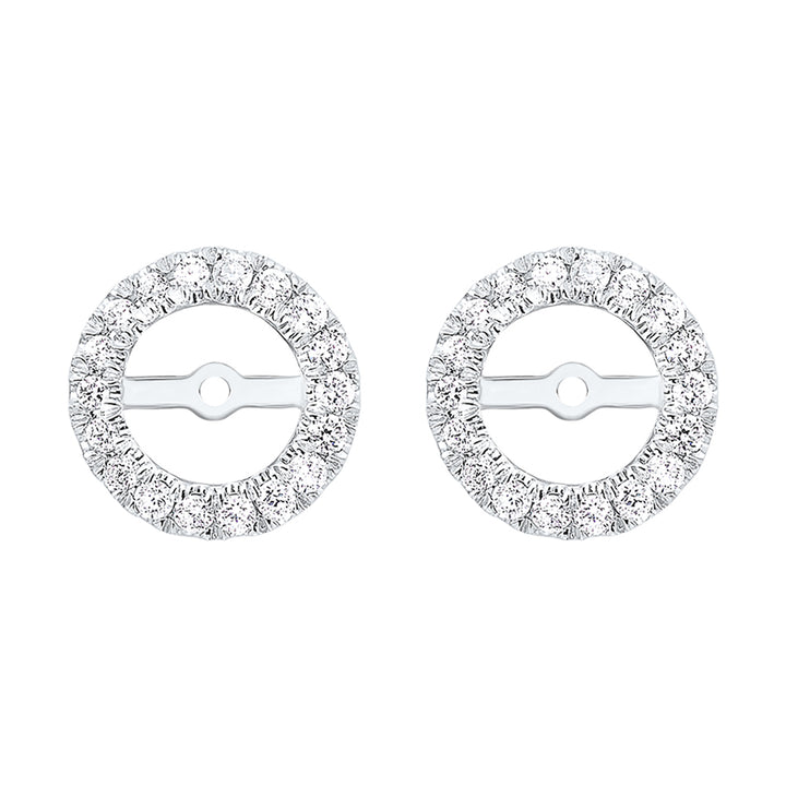 Platinum White Diamond 1/5Ctw Earring