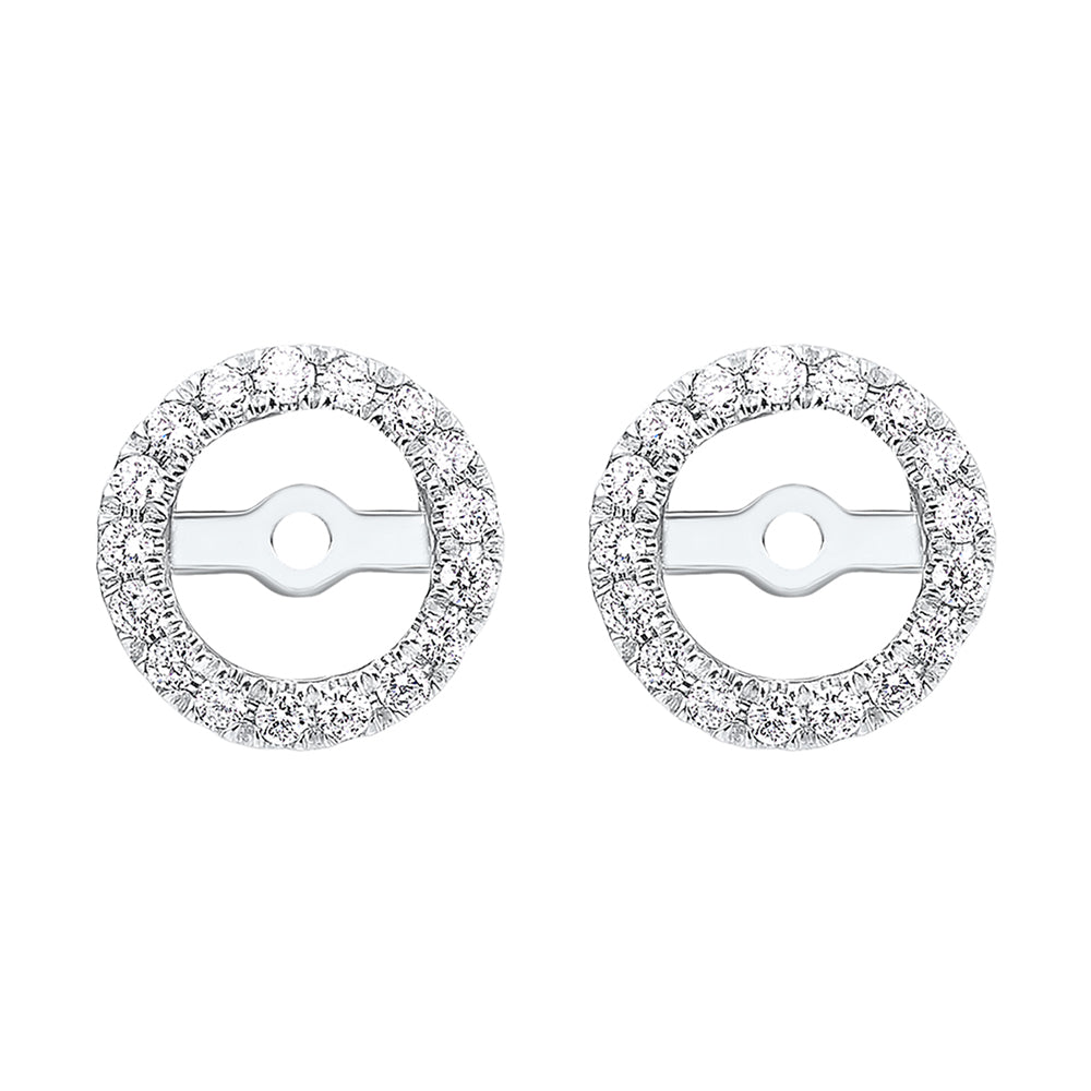 14Kt White Gold Diamond 1/5Ctw Earring