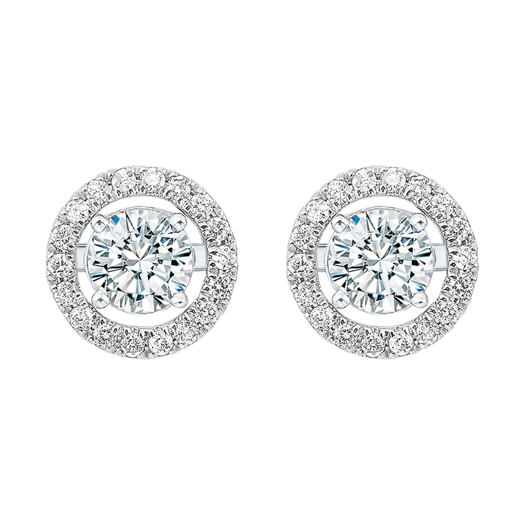 14Kt White Gold Diamond 1/4Ctw Earring
