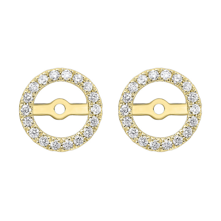 14Kt Yellow Gold Diamond 1/4Ctw Earring