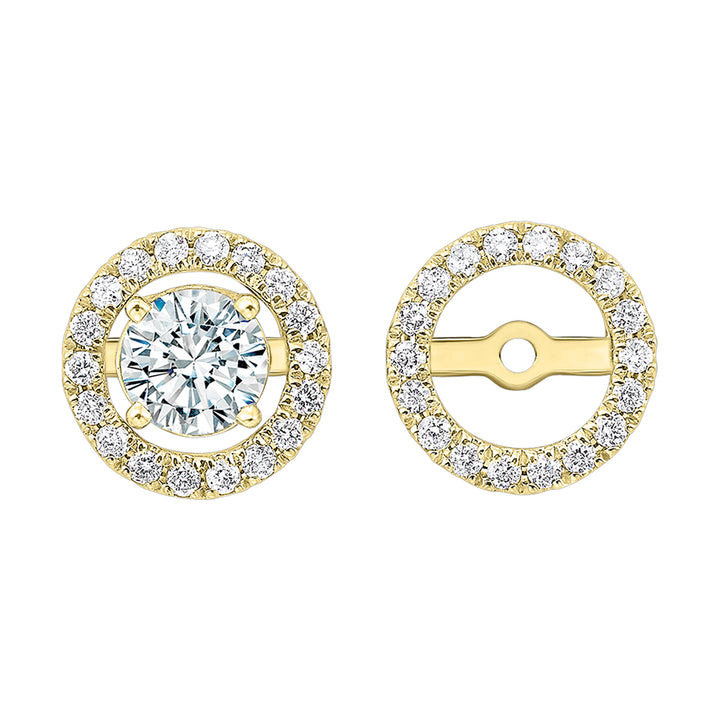 14Kt Yellow Gold Diamond 1/4Ctw Earring