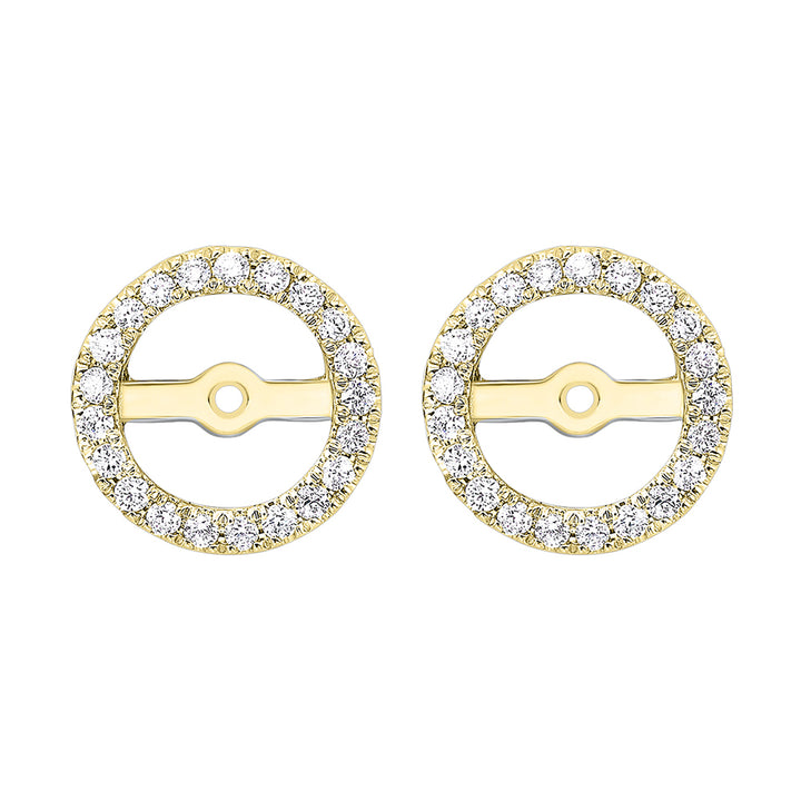 14Kt Yellow Gold Diamond 1/4Ctw Earring