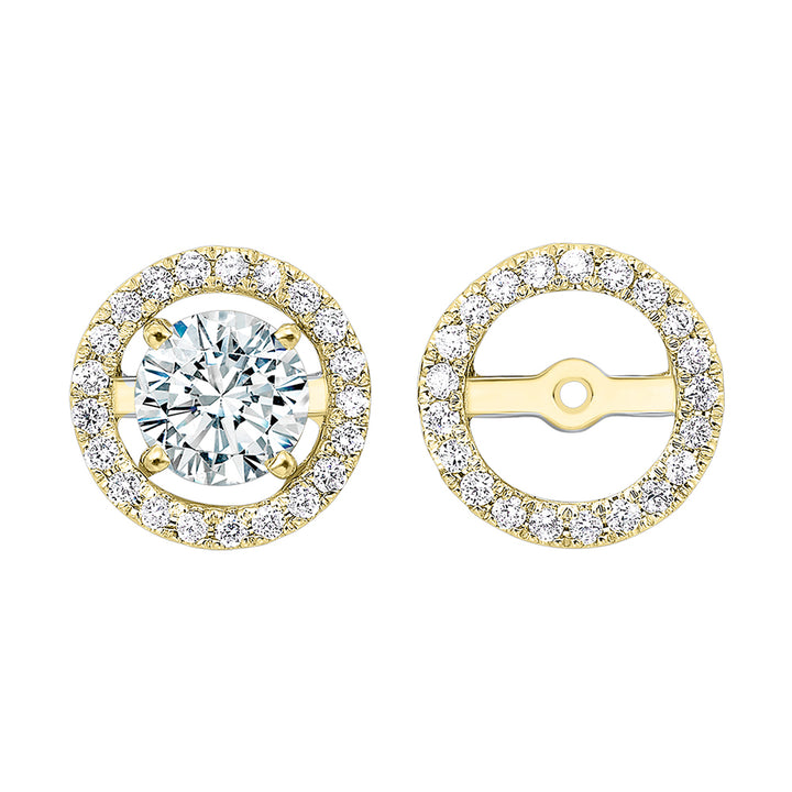 14Kt Yellow Gold Diamond 1/4Ctw Earring