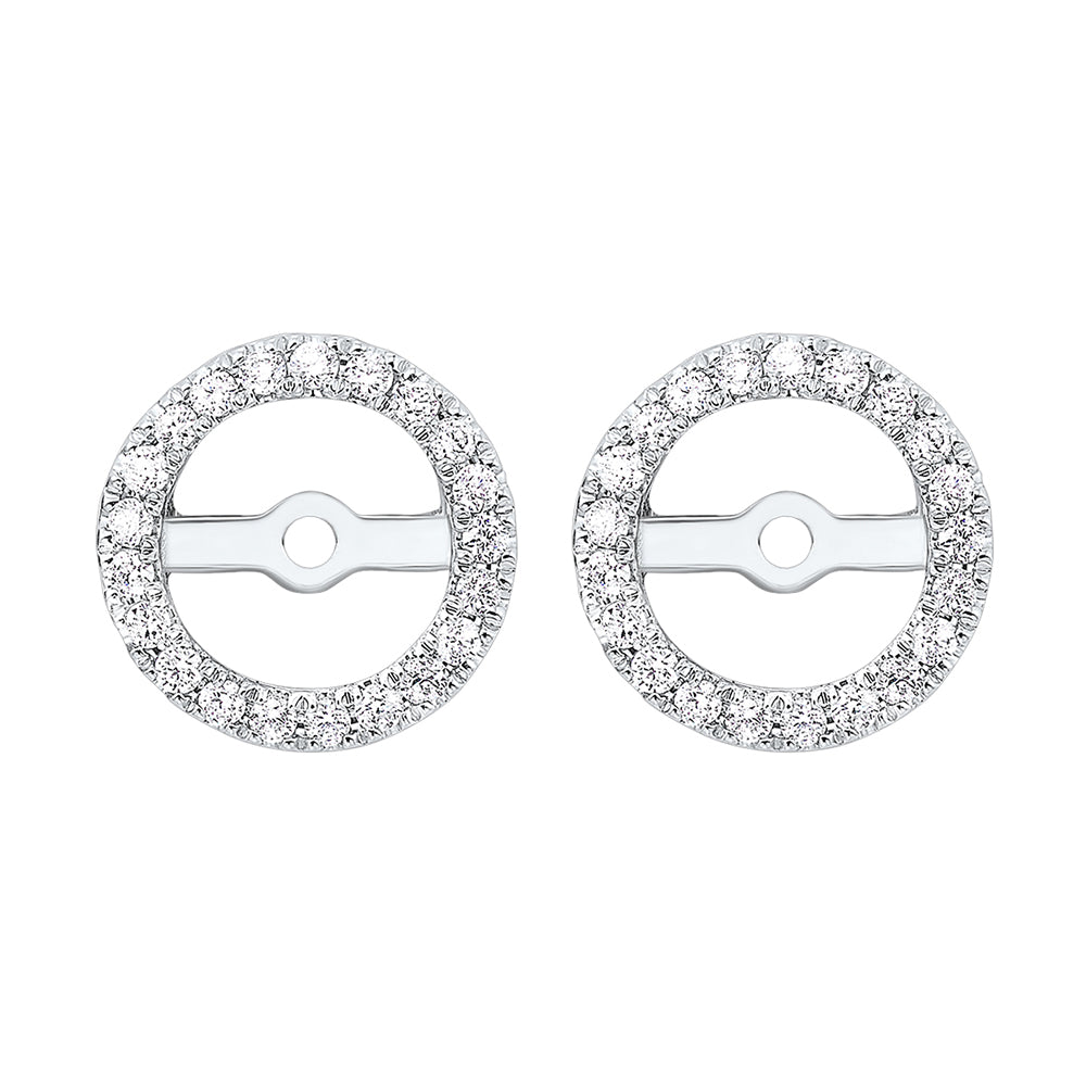 14Kt White Gold Diamond 1/4Ctw Earring