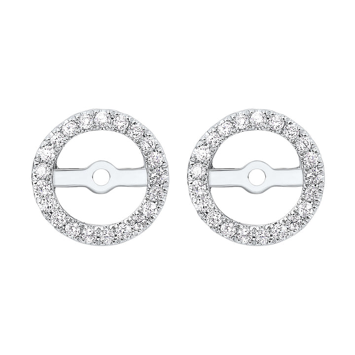 14Kt White Gold Diamond 1/4Ctw Earring