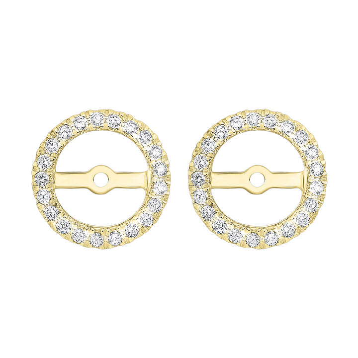 14Kt Yellow Gold Diamond 1/3Ctw Earring