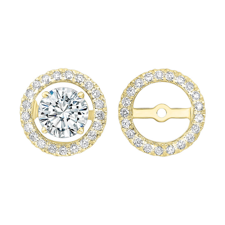 14Kt Yellow Gold Diamond 1/3Ctw Earring