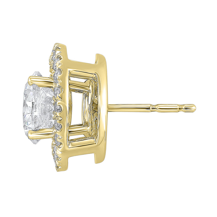 14Kt Yellow Gold Diamond 1/3Ctw Earring