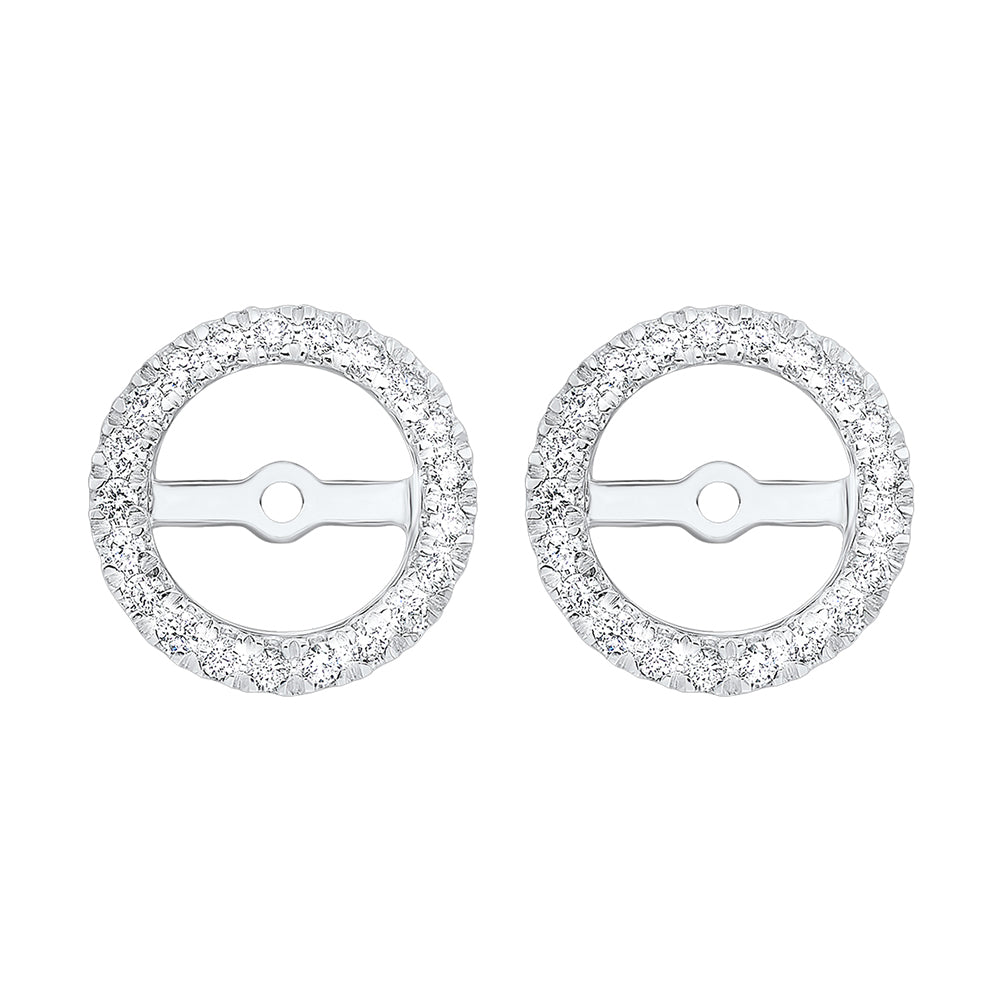 14Kt White Gold Diamond 1/3Ctw Earring