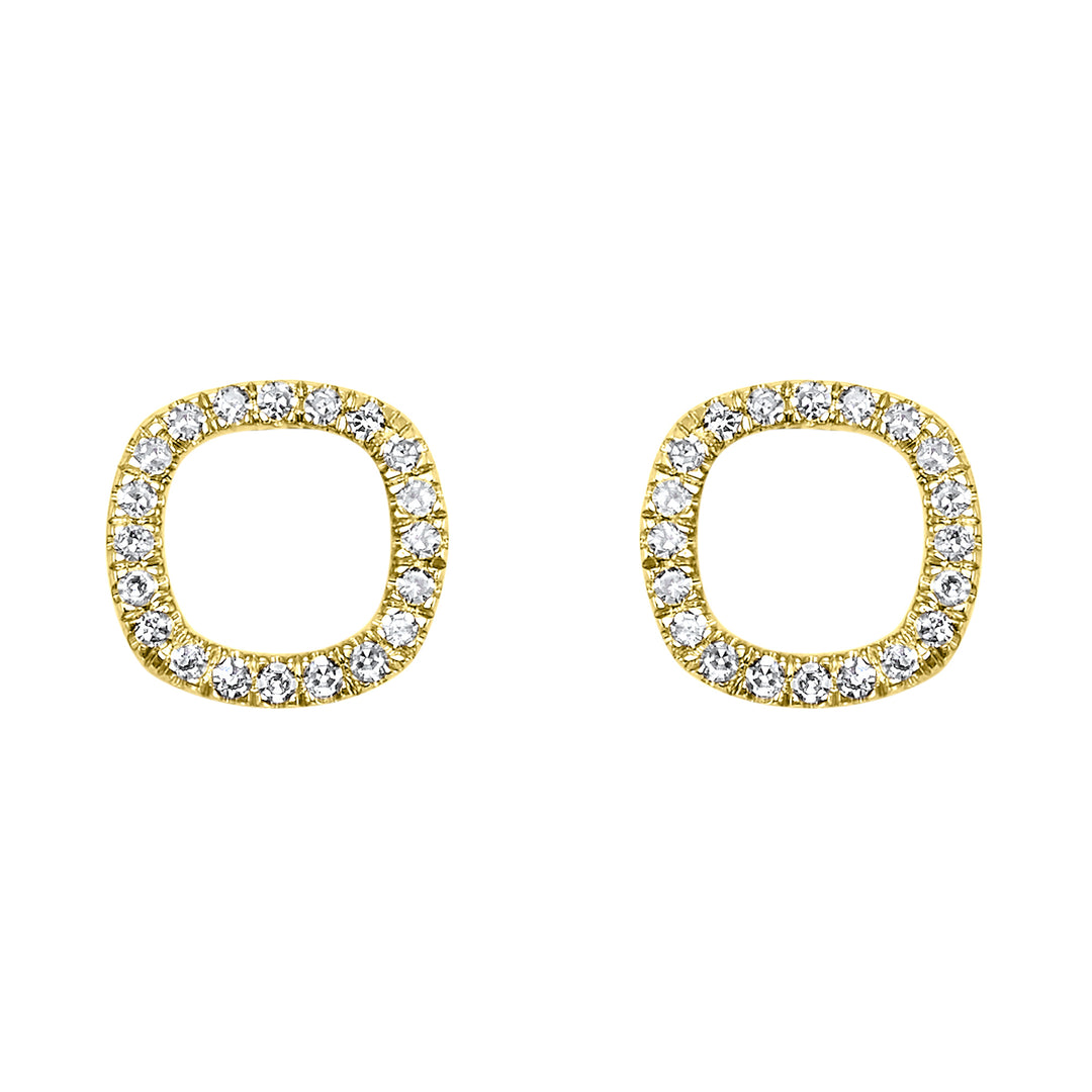 14Kt Yellow Gold Diamond 1/15Ctw Earring