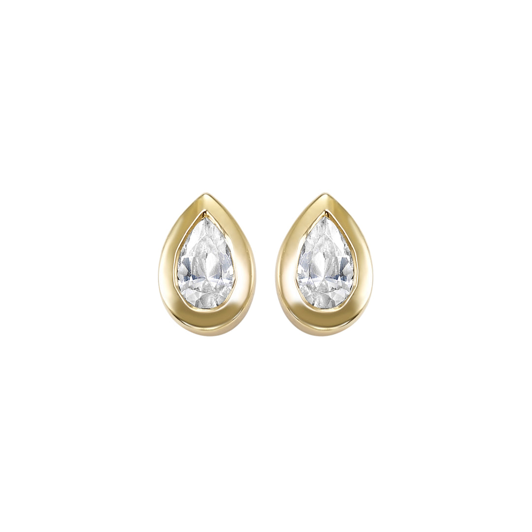 14Kt Yellow Gold Diamond 1/6Ctw Earring