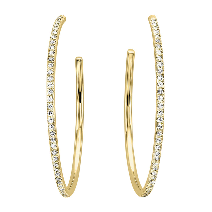 14Kt Yellow Gold Diamond 1/15Ctw Earring