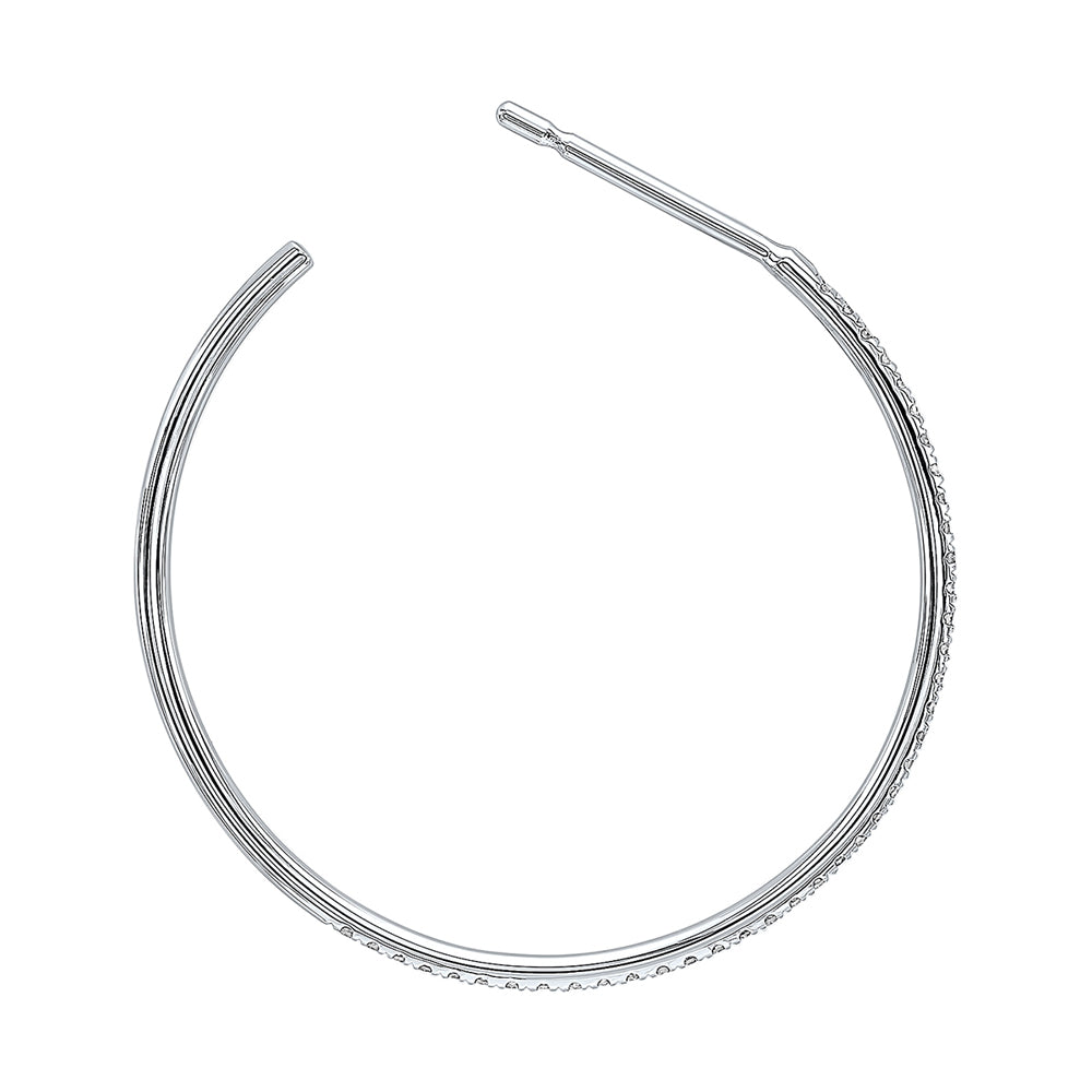 14Kt White Gold Diamond 1/12Ctw Earring