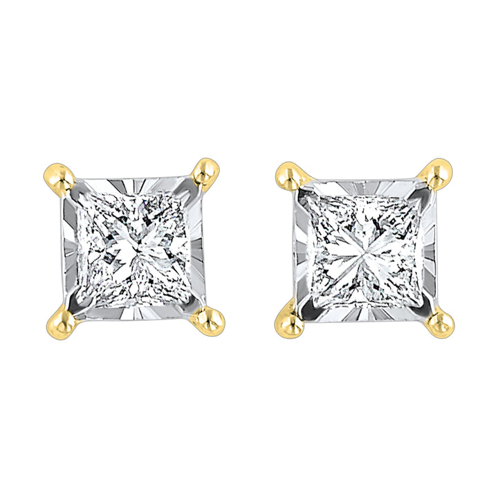 14Kt Yellow Gold Diamond 3/4Ctw Earring
