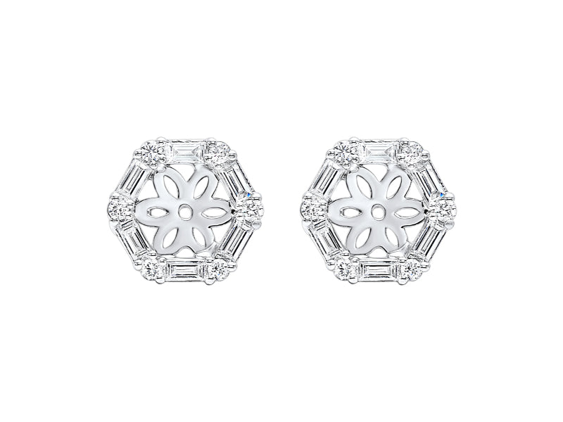 14Kt White Gold Diamond 1/3Ctw Earring