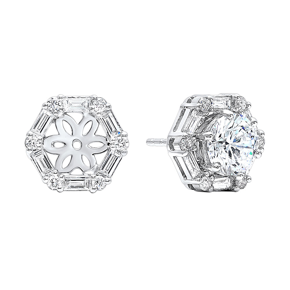 14Kt White Gold Diamond 1/3Ctw Earring