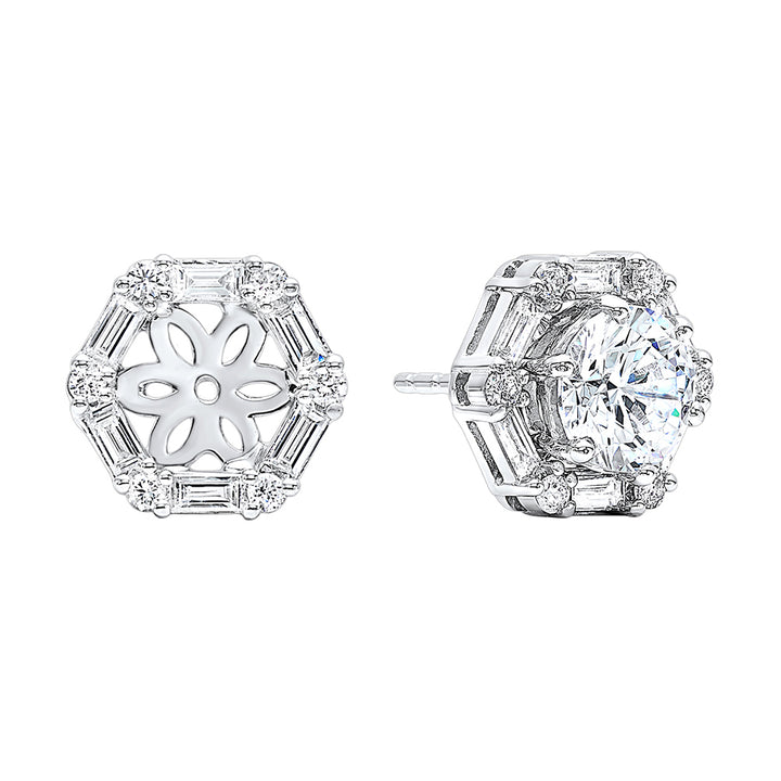 14Kt White Gold Diamond 1/3Ctw Earring