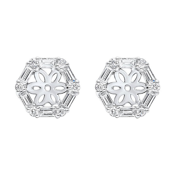 14Kt White Gold Diamond 1/3Ctw Earring