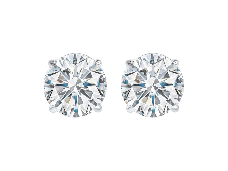 14Kt White Gold Diamond 2Ctw Earring