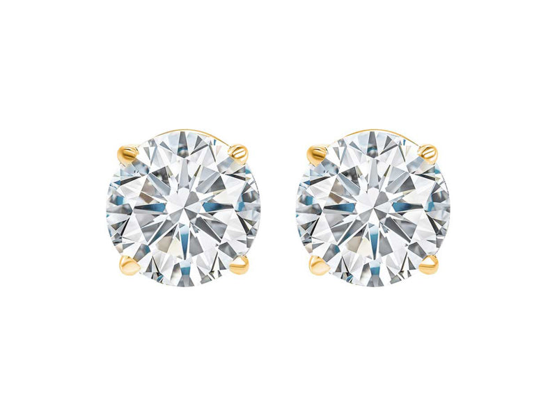 14Kt Yellow Gold Diamond 2Ctw Earring