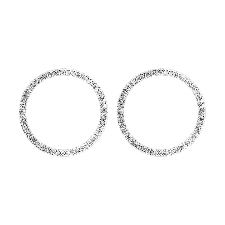 10Kt White Gold Diamond 1/10Ctw Earring