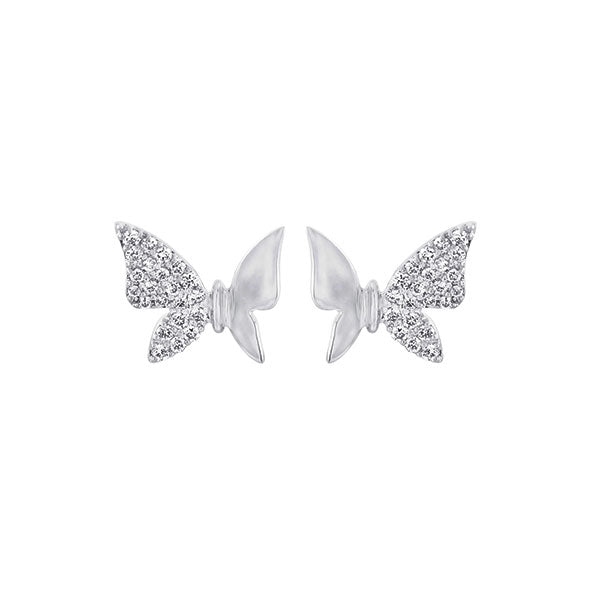 14Kt White Gold Diamond 1/7Ctw Earring